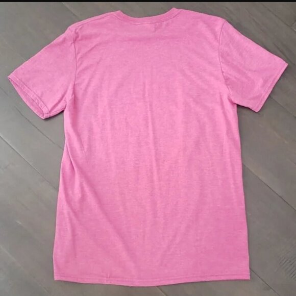 NWOT Disney FOOD WINE RIDE REPEAT Tshirt Medium Pink - Picture 3 of 3